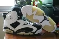 2019U jordan air 6 classic hommes chaussures basket mode pas cher blanc noir